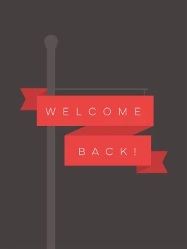 Welcome Back Ribbon