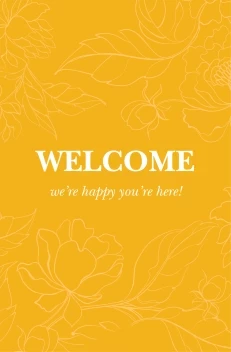 Welcome Flowers