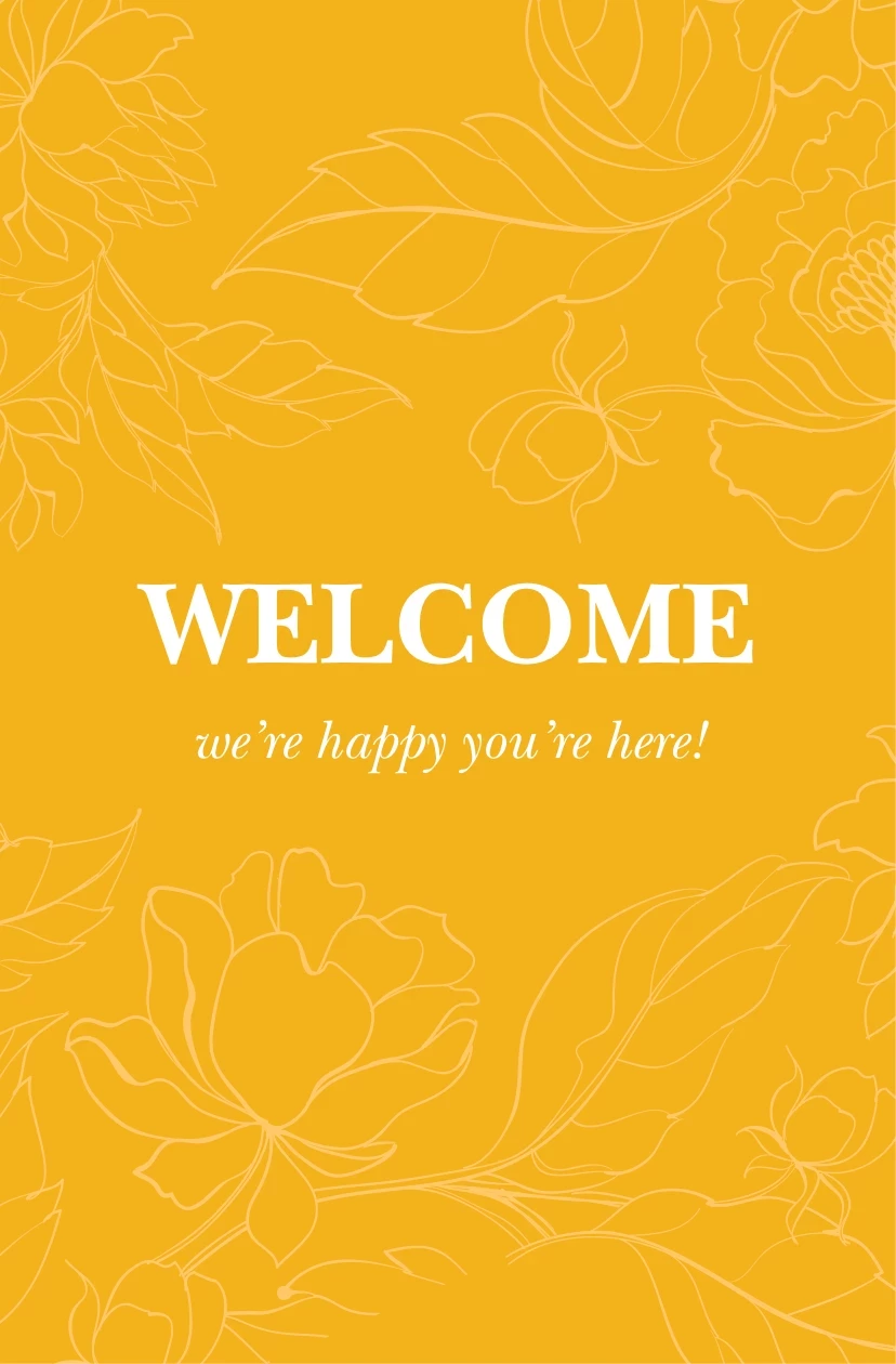 Welcome Flowers