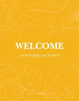 Welcome Flowers