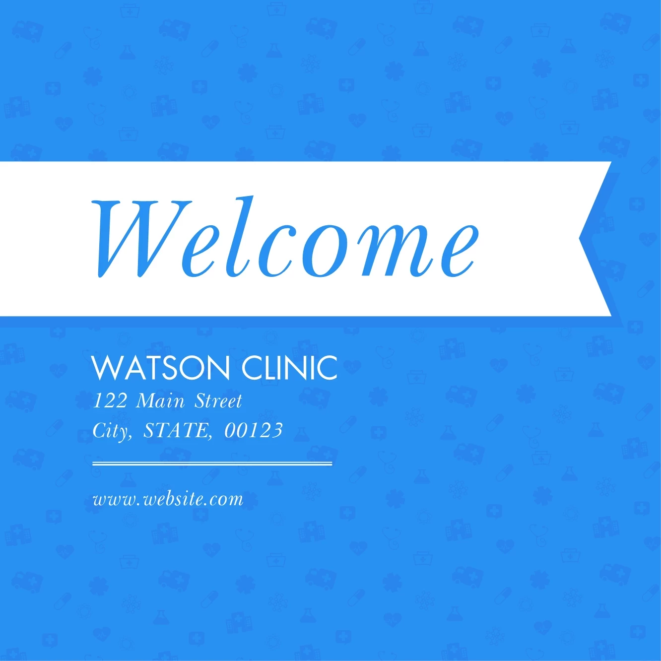 Welcome Ribbon