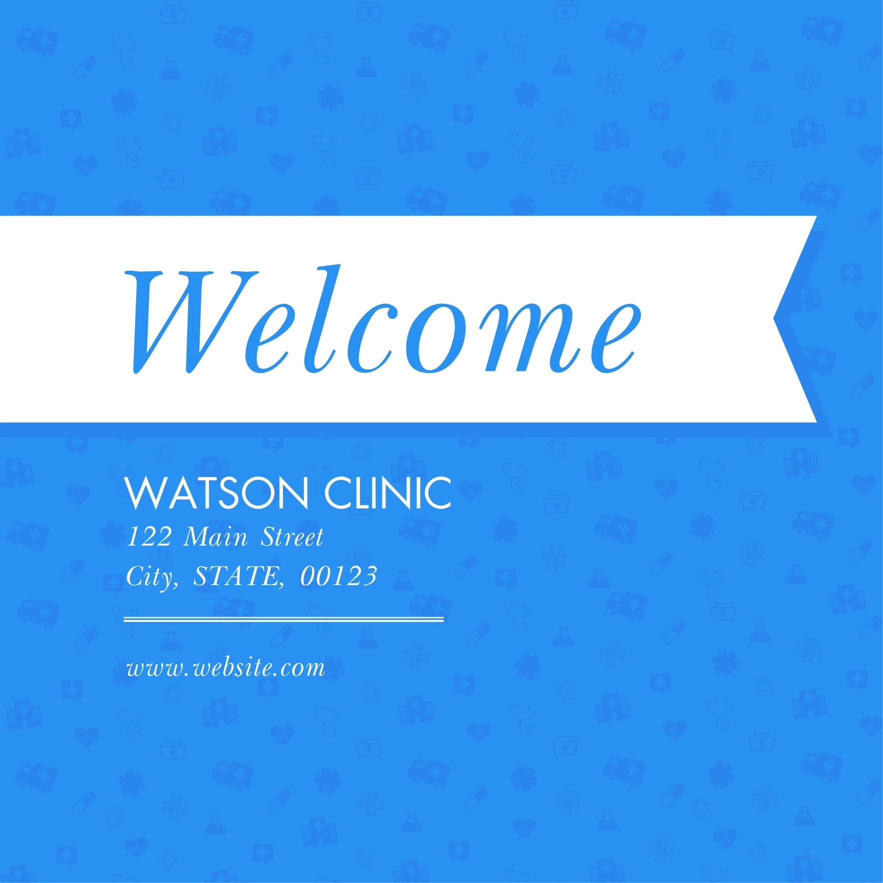 Welcome Ribbon