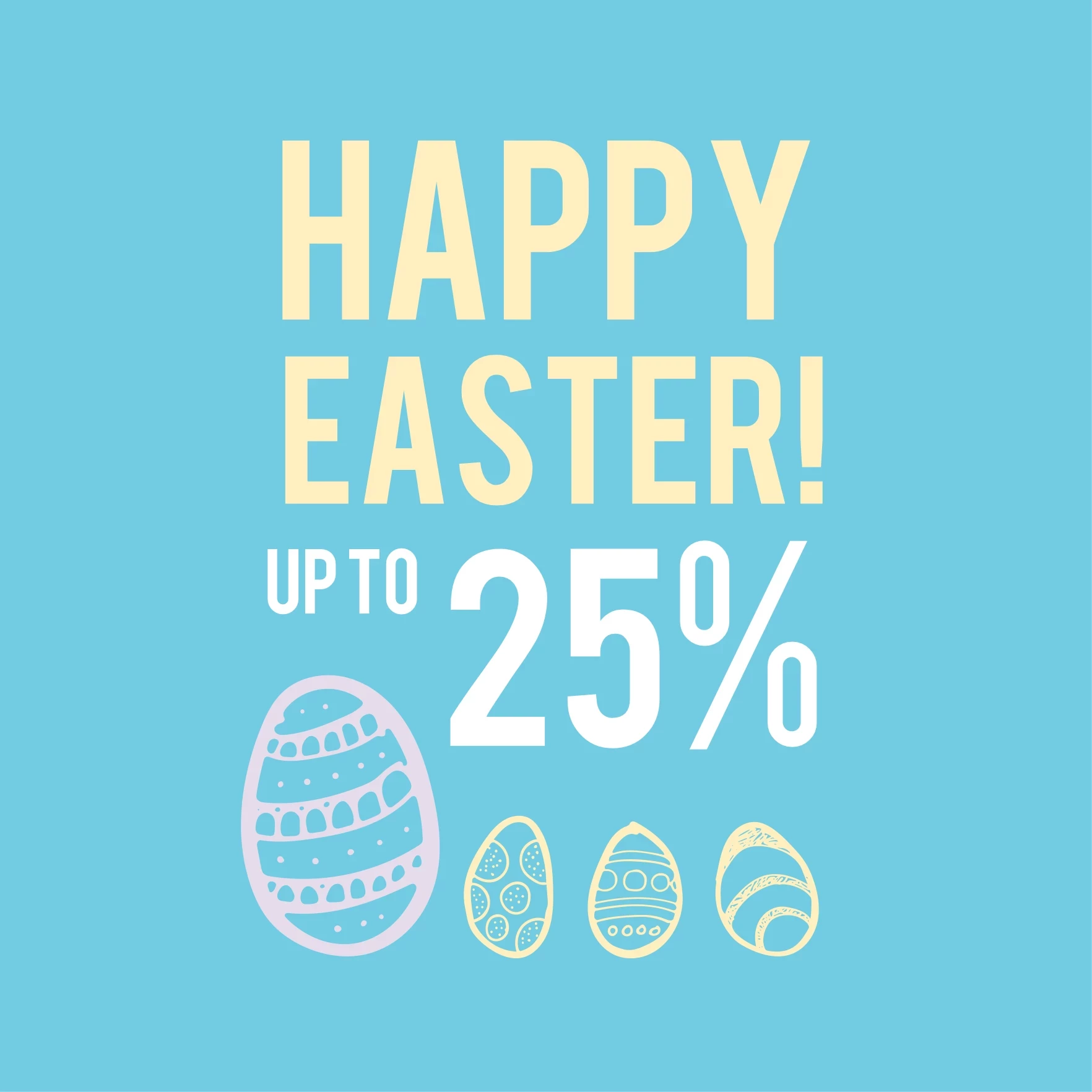 Handdrawn Eggs Pastel