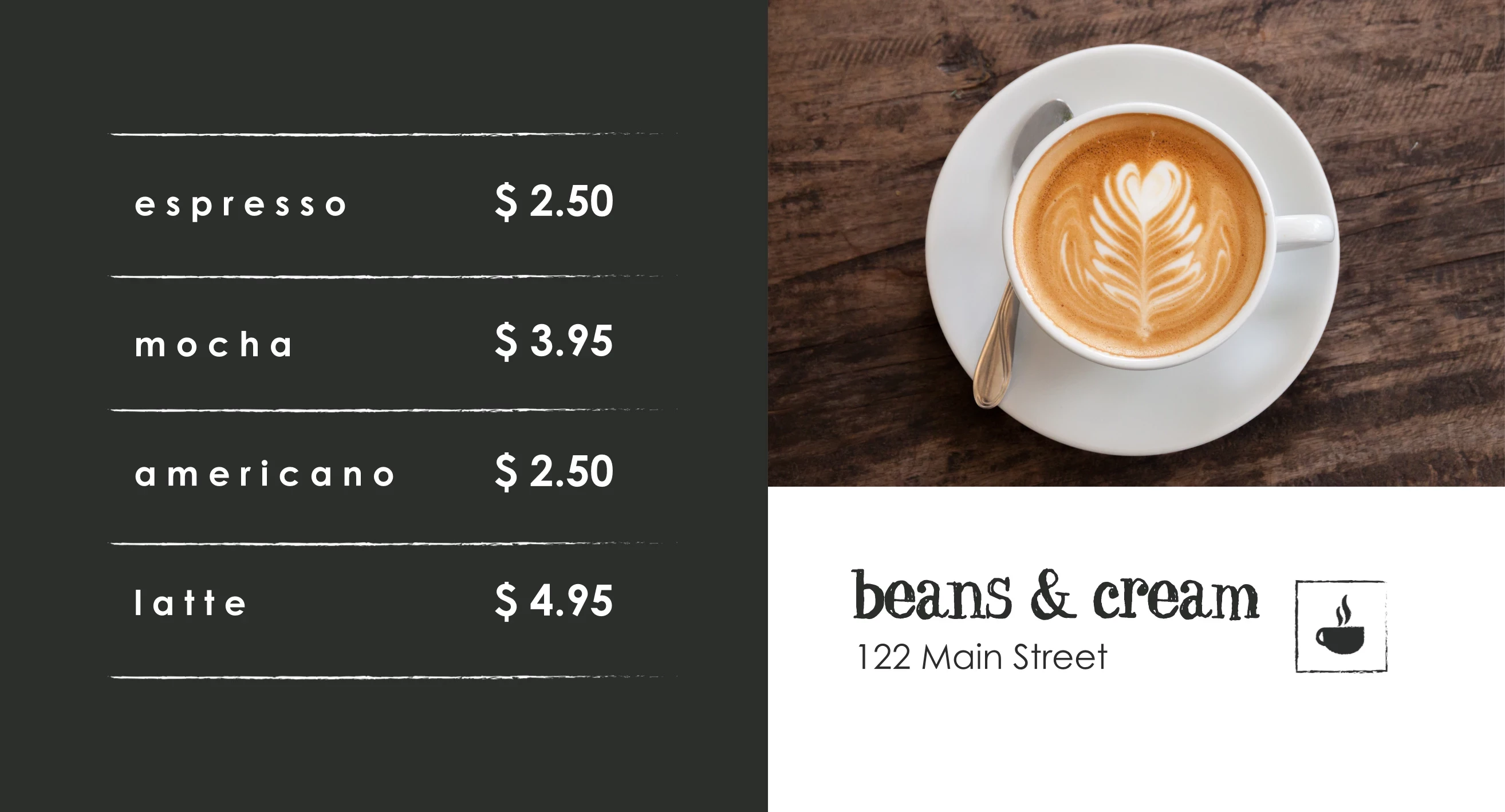 Menu Board