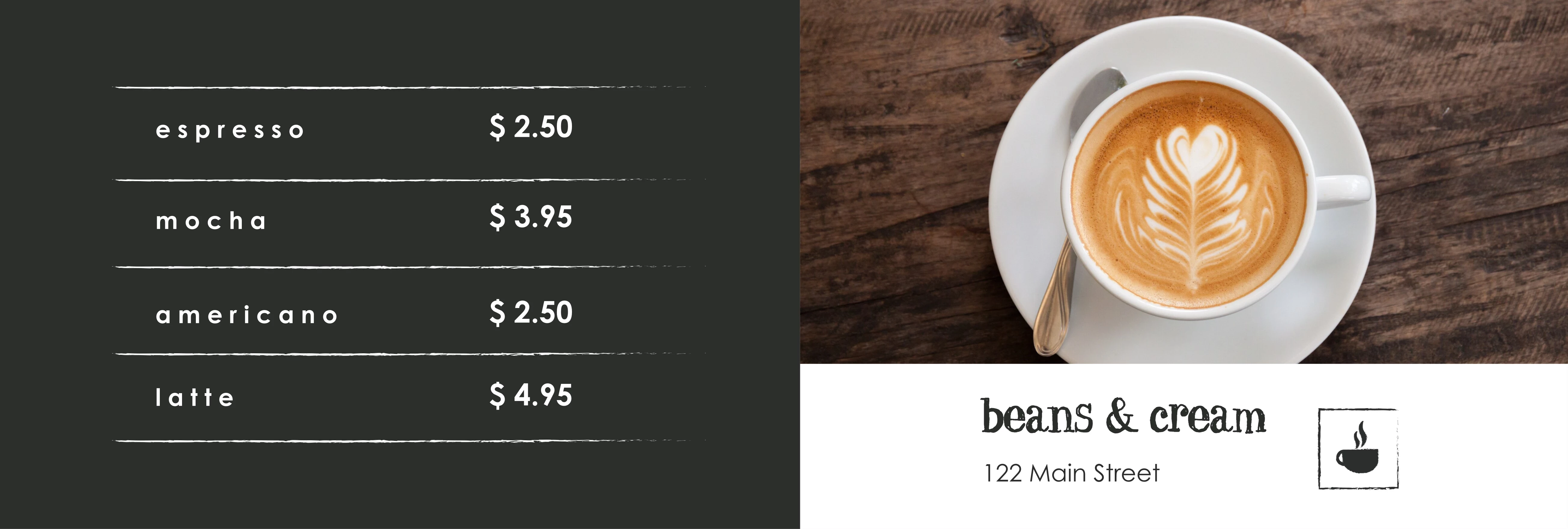 Menu Board