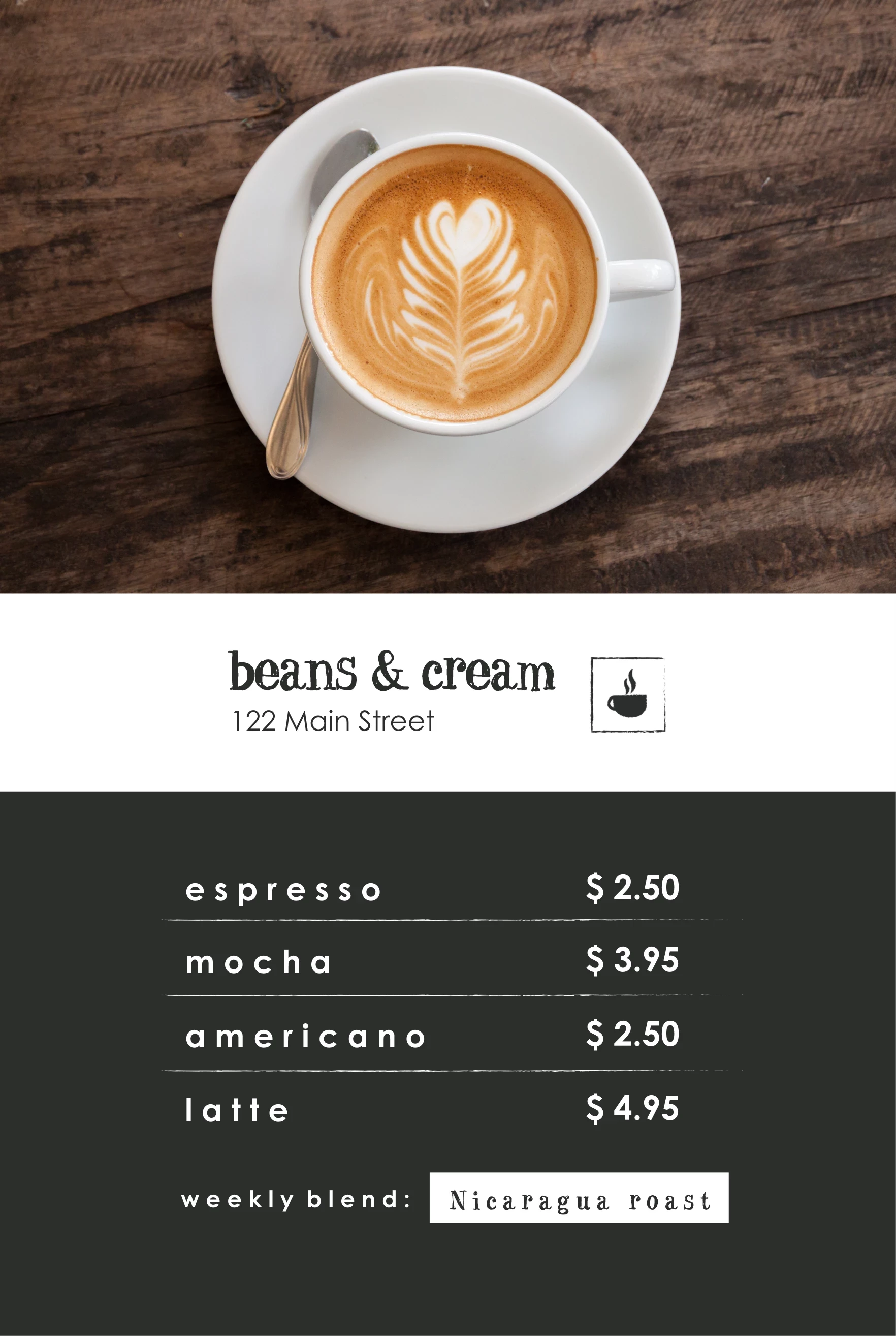 Menu Board