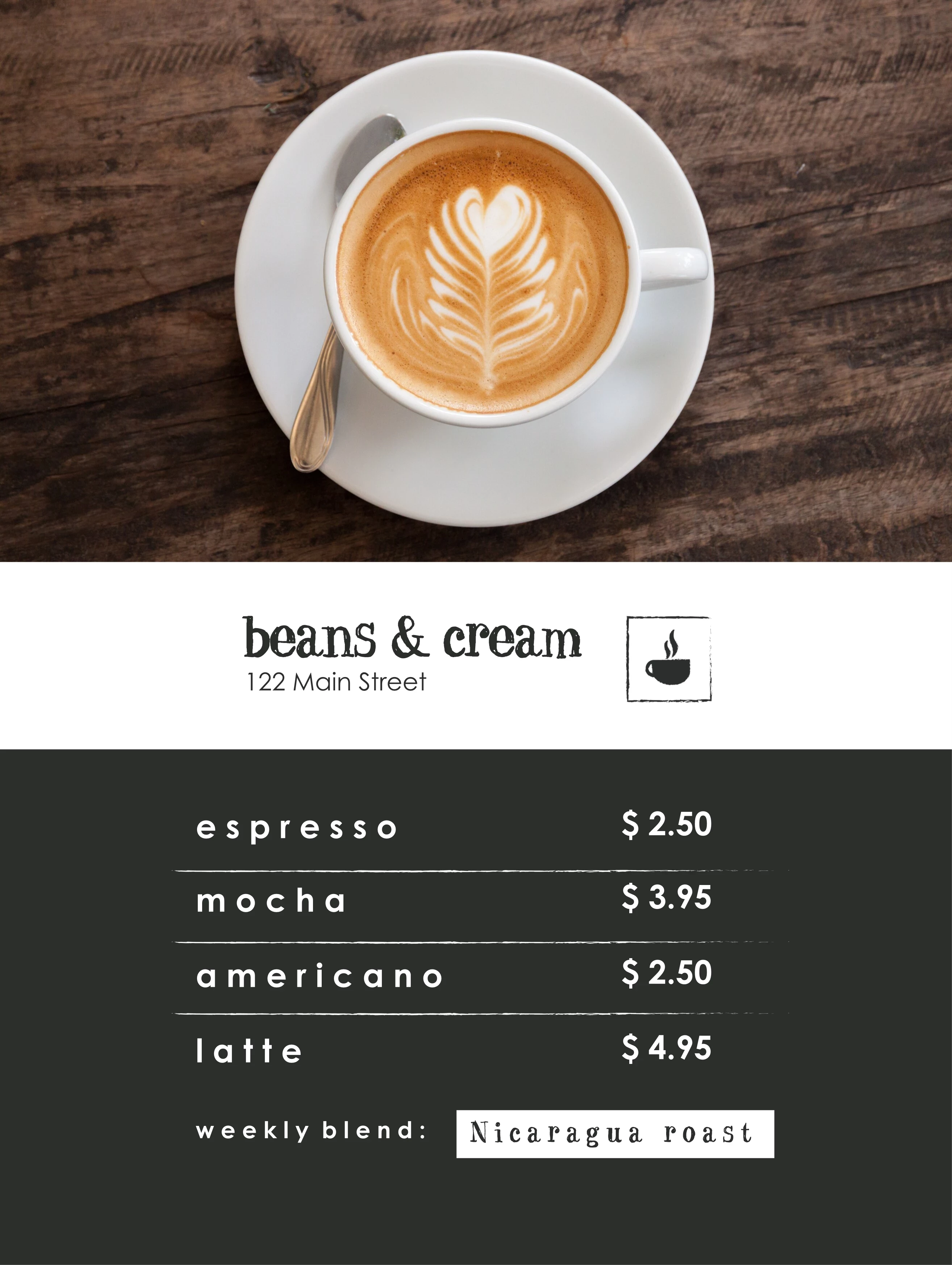 Menu Board
