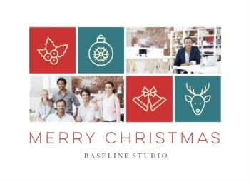 Simple Christmas Squares