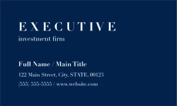 Blue Executive