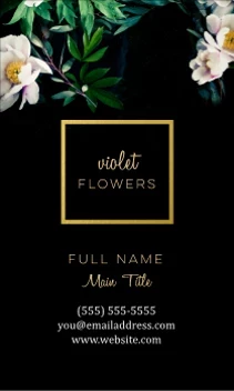 Florist Dark Flowers