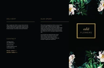 Florist Dark Flowers