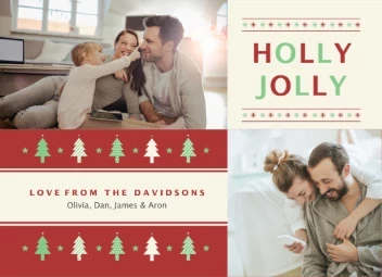 Textured Christmas Trees