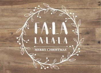 Falalala Wreath