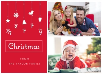 Hanging Merry Ornaments