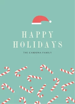 Santa Hat and Candy Canes