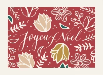 Floral Joyeux Noel