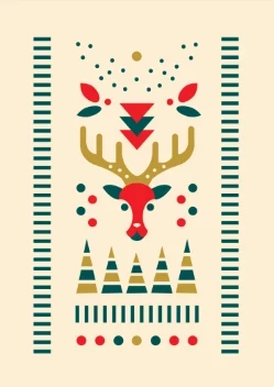 Symmetrical Deer