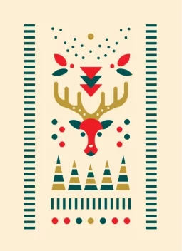 Symmetrical Deer