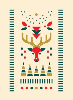 Symmetrical Deer