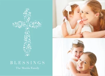 Swirl Patterned Cross