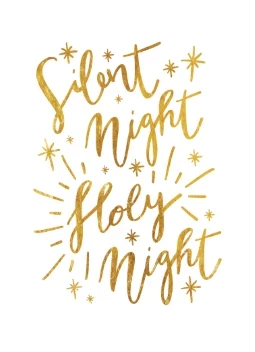 Calligraphic Silent Night