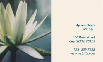 Buddhist Temple with Flower