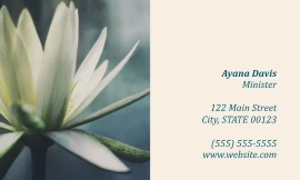 Buddhist Temple with Flower