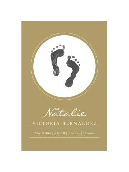 Baby Footprints Border