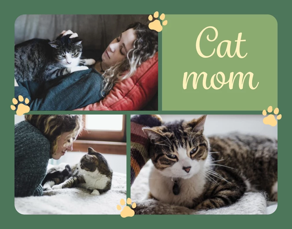 Cat Mom Collage