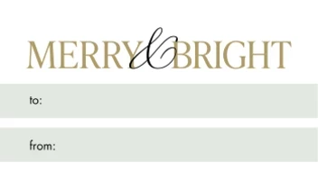 Merry & Bright Tag