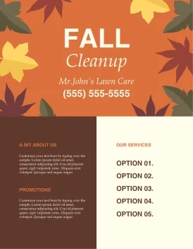 Fall Leaf Cleanup