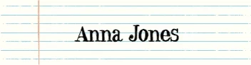 Lined Paper
