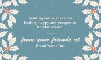 Retro Holiday Gift Tag