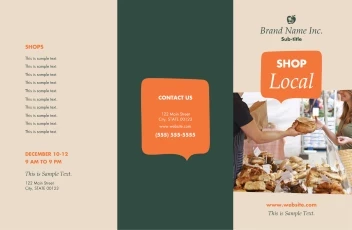 Speech Bubble Shop Local