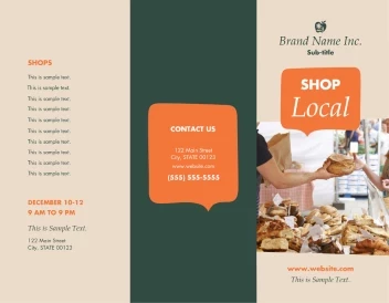 Speech Bubble Shop Local