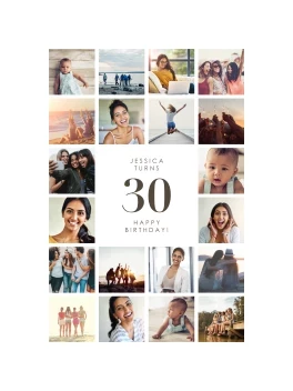 Multiphoto Birthday Border