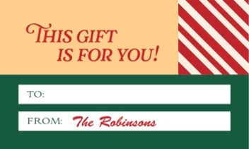 Fun Christmas Gift Tag