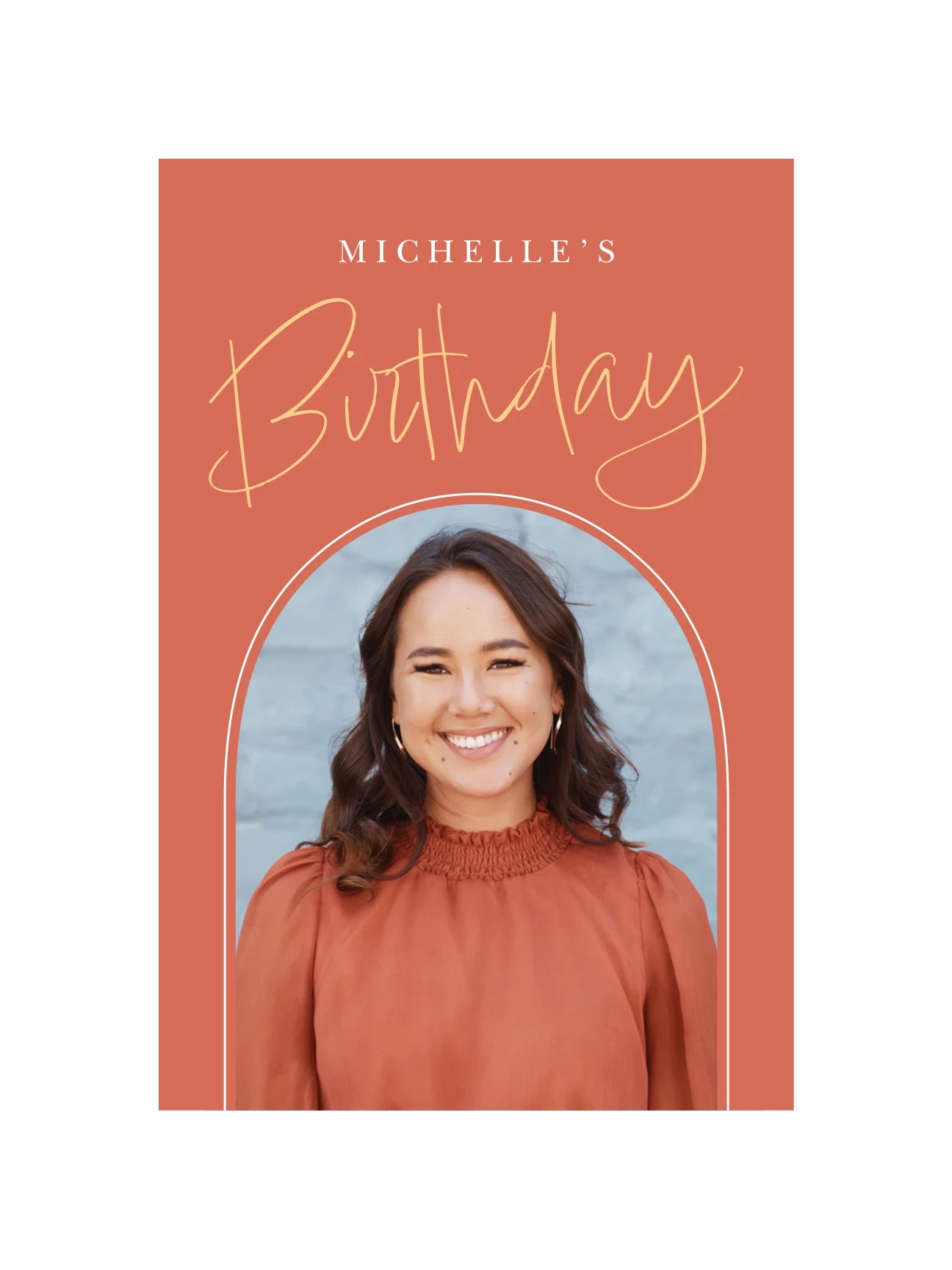 Modern Birthday Arch