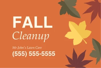 Fall Leaf Cleanup