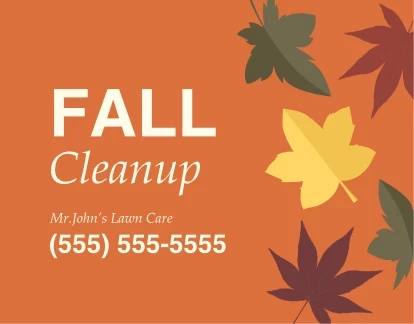 Fall Leaf Cleanup