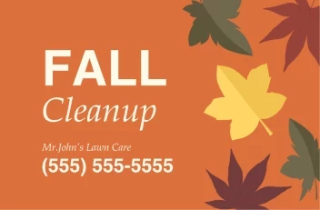 Fall Leaf Cleanup