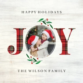 Plaid Holiday Joy
