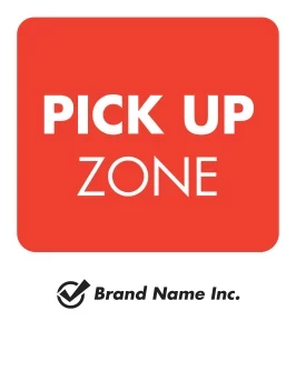 Pick Up Zone Sign