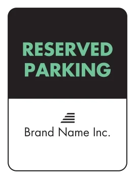 Reserved Parking Sign