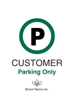 Simple Parking Sign
