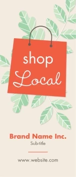 Shop Local Green Leaves