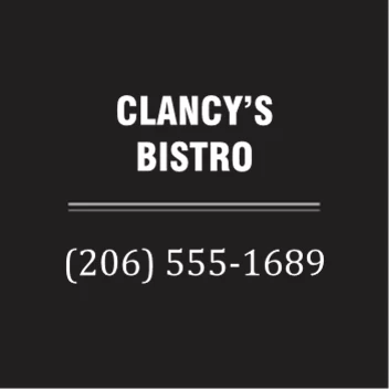 Black White Bistro