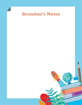 Rocketship School Supplies