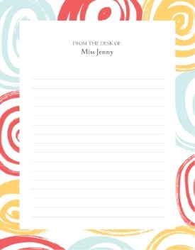 Colorful Spirals Notes