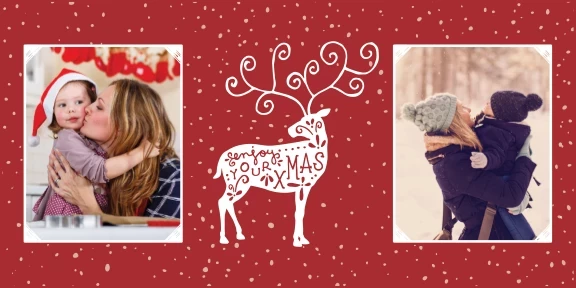 Deer Words Collage